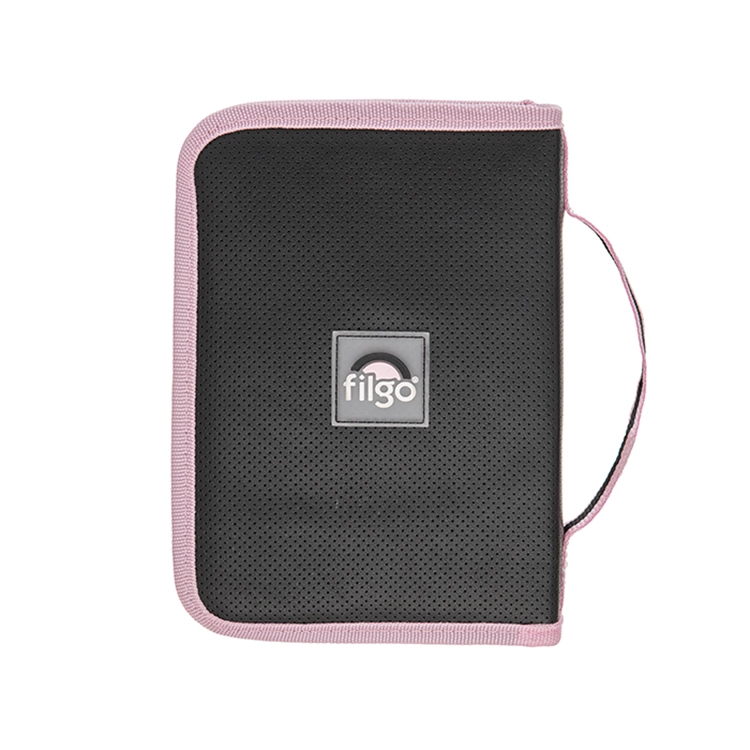 Cartuchera Escolar Filgo 2026 Starpack Rigid Fulbol Rosa-Negra Art.CA26-RTS-001